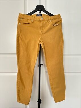 Women’s GAP Denim Mustard Leggings Size 12/31 Regular